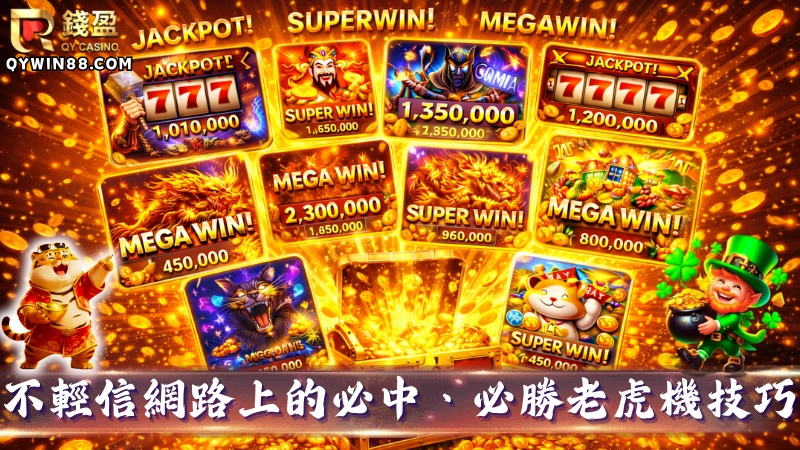 【老虎機新手技巧】不迷信必中的老虎機贏錢秘訣與先設定好資金預算與停損點