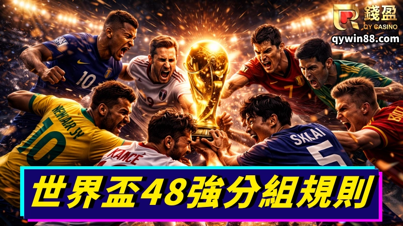 48 支隊伍分為 12 個小組 (Group A 至 Group L)，每組 4 支球隊。